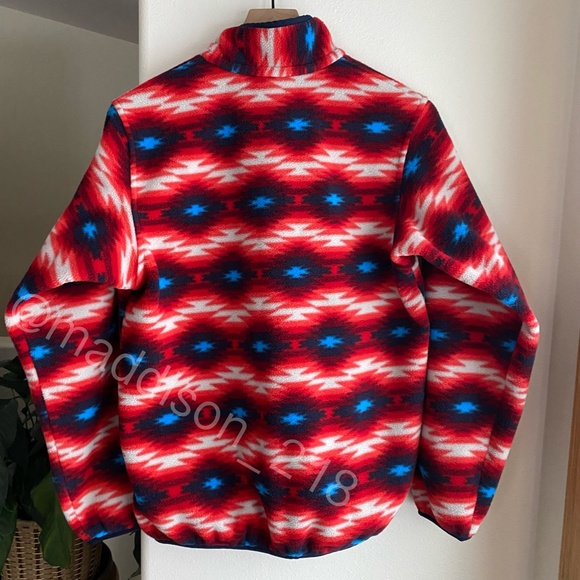 Patagonia Small Synchilla Wild Desert Snap-T Pullover Western Aztec S - Picture 7 of 11